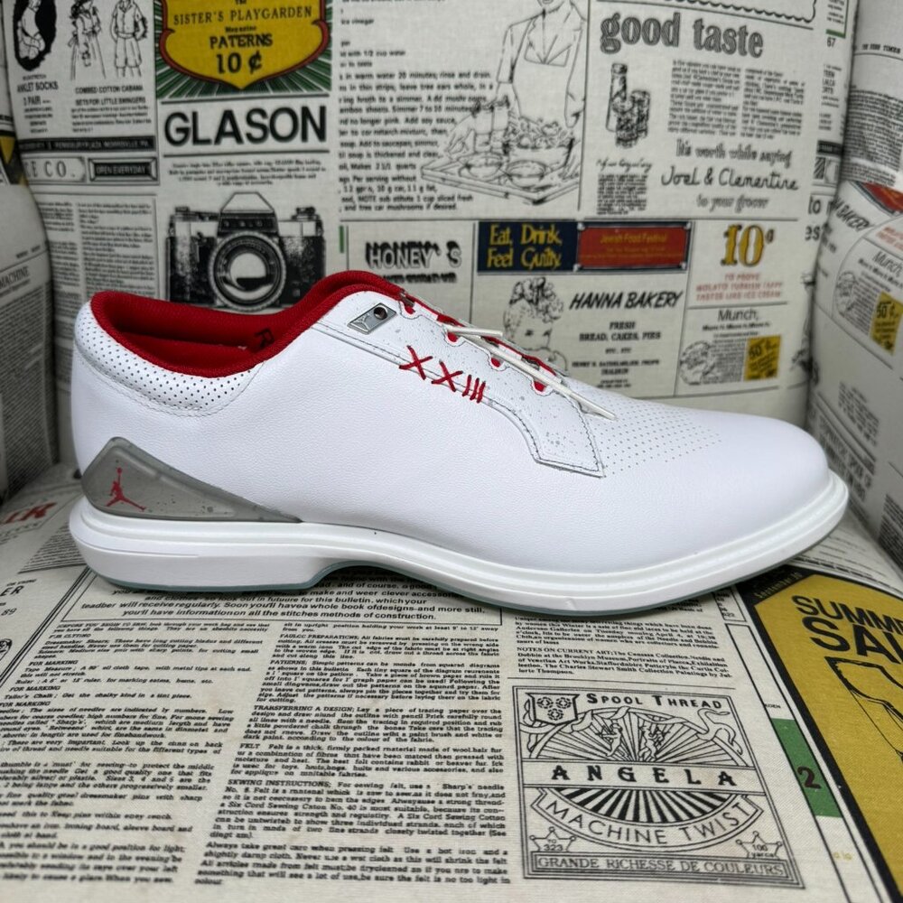 Nike Air Jordan ADG 5 Golf White Fire Red FQ6642-101 Men Size 13 No Box